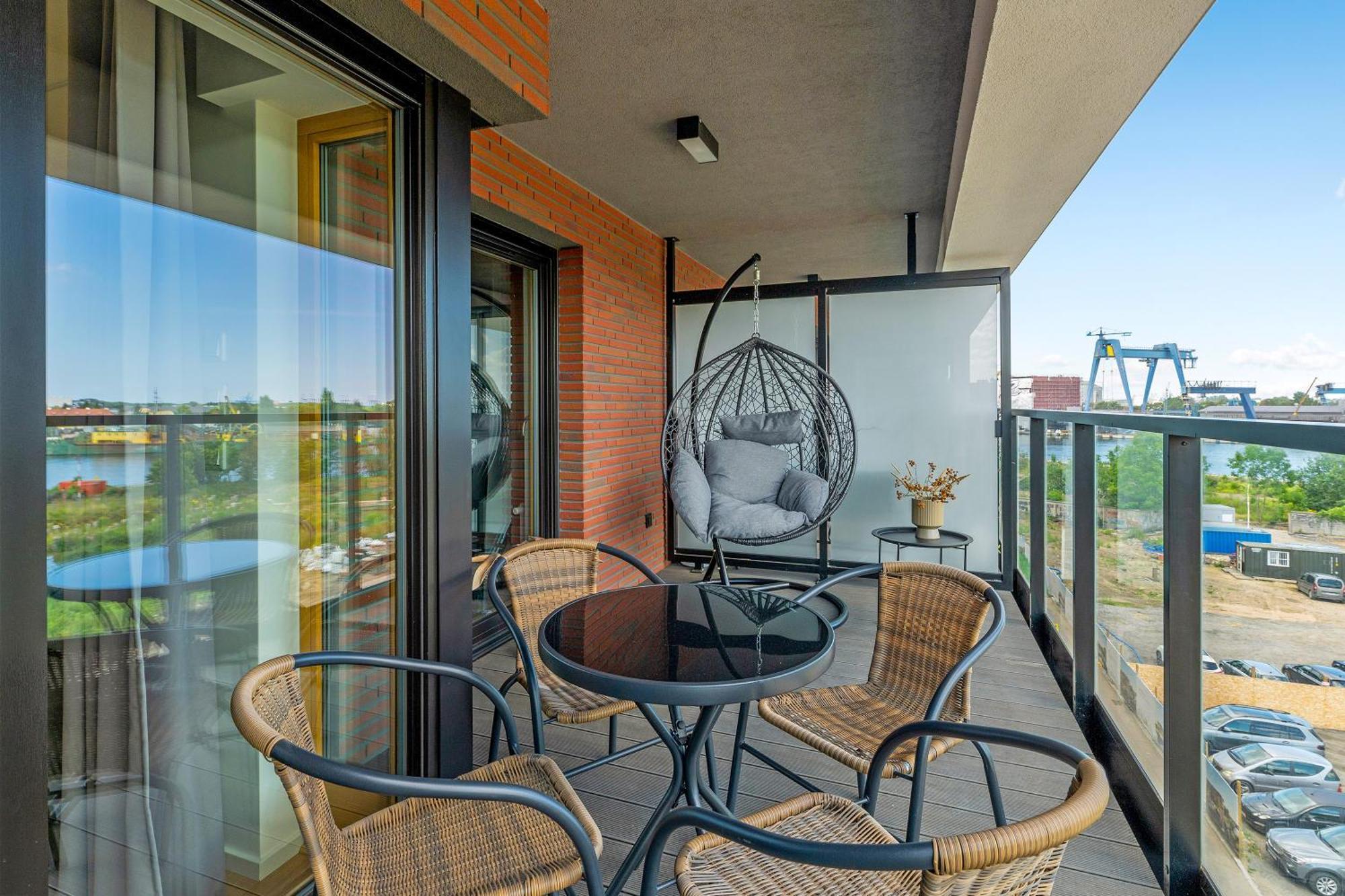 Nadmotlawie Estate Gym, Sauna & Parking By Downtown Apartments Gdańsk Exteriör bild
