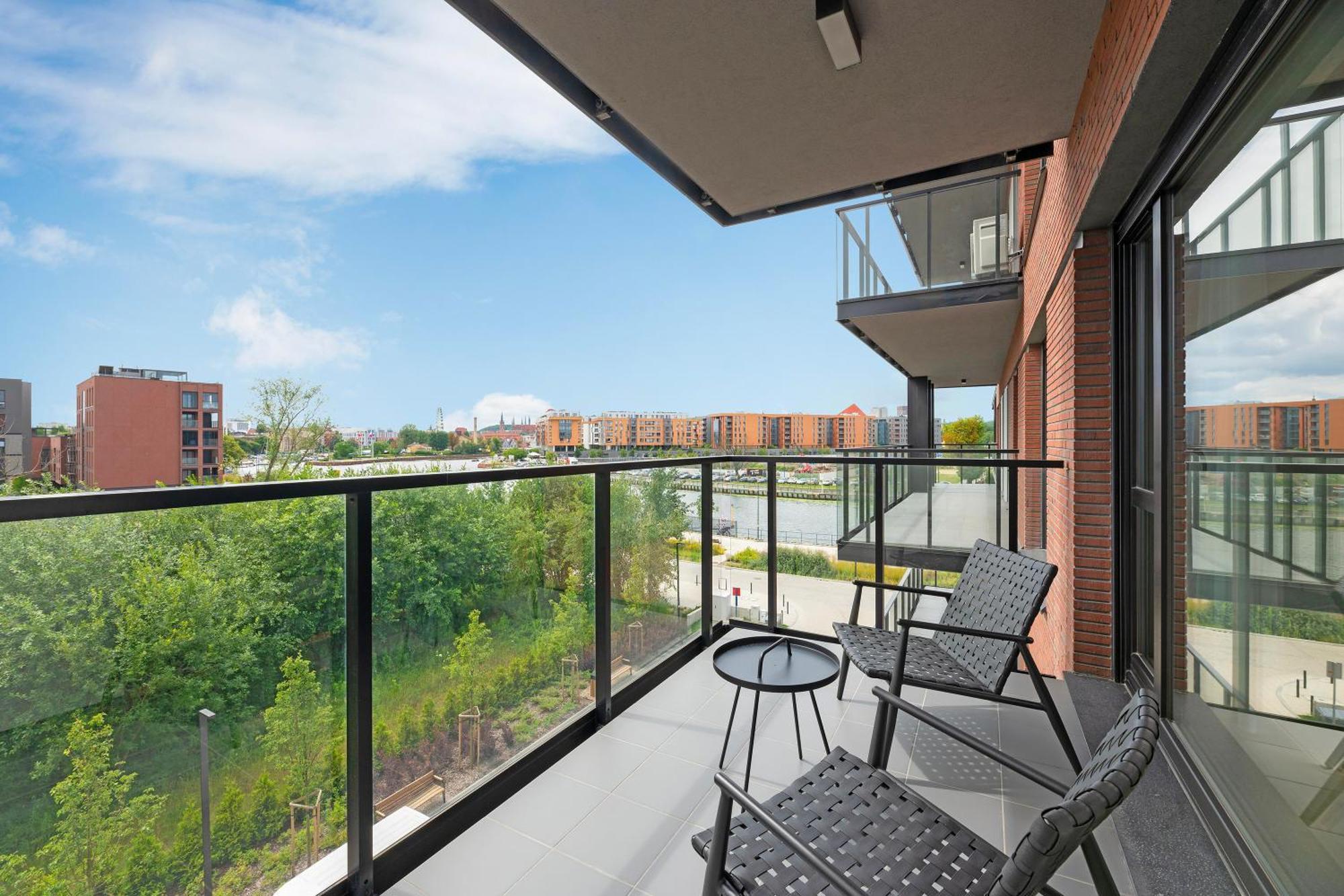 Nadmotlawie Estate Gym, Sauna & Parking By Downtown Apartments Gdańsk Exteriör bild